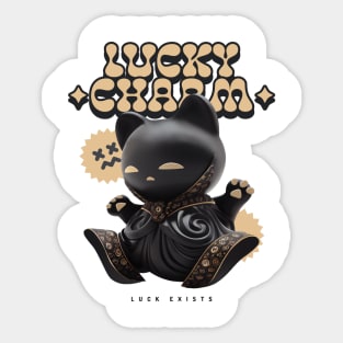 Lucky Charm Cat Good Luck Cute Sticker